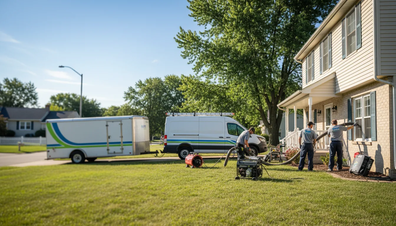 Flooded Basement Restoration And Cleanup With Repair in Martensdale, IA near me